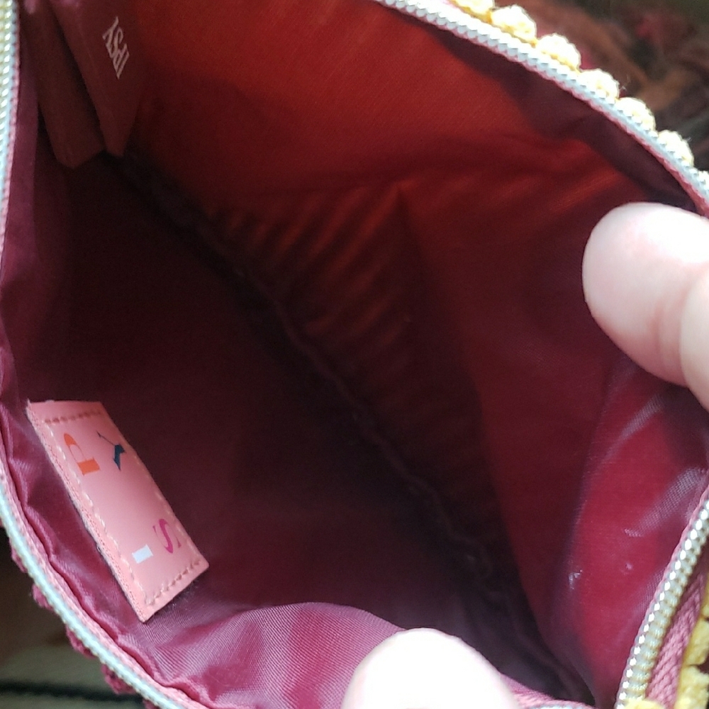 Ipsy Mustard Yellow Corduroy Cosmetic Bag - Picture 5 of 8